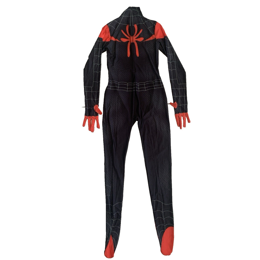 Spiderman Sz M Into the SpiderVerse Miles Jumpsuit Adult/Kids Cosplay Costume - Picture 11 of 16